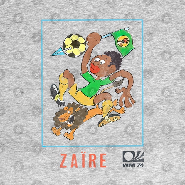 Zaire / 70s Football Retro Fan Design by DankFutura